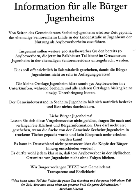 2015 01 16 Jugenheim Flugblatt Asylsuchende